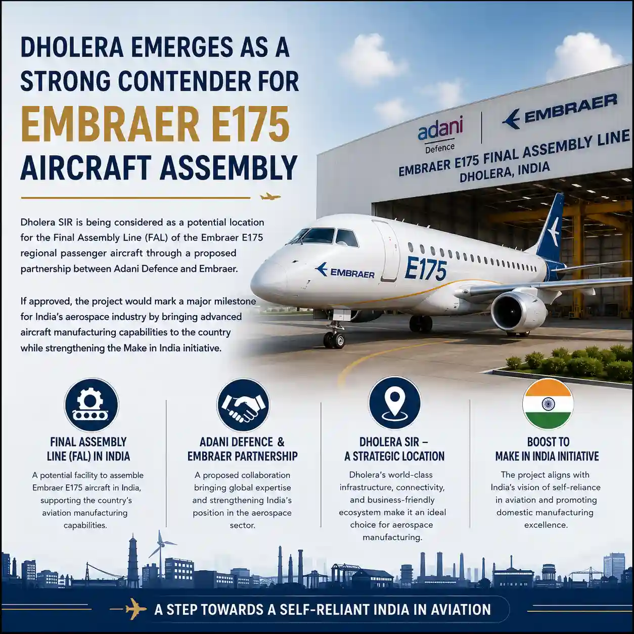 dholera embraer e175 aircraft