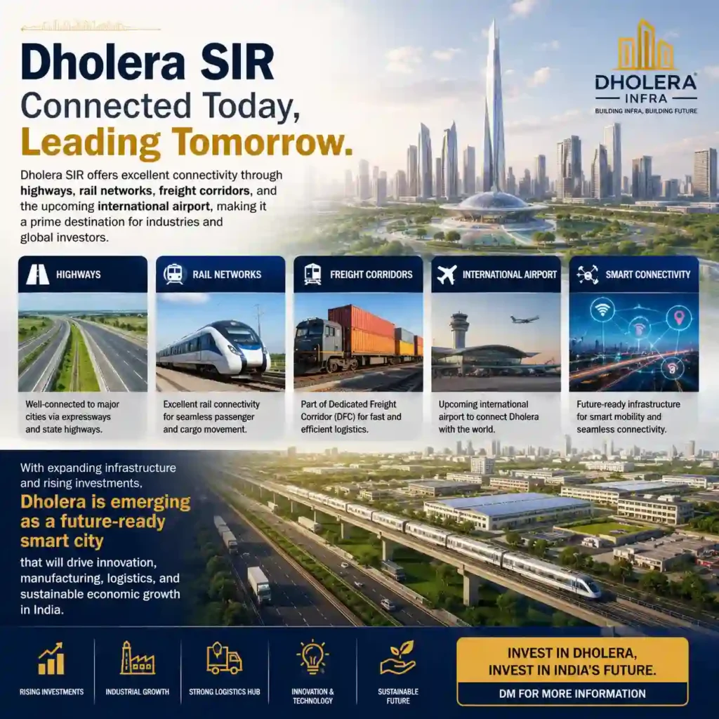 Dholera sir connectivity development