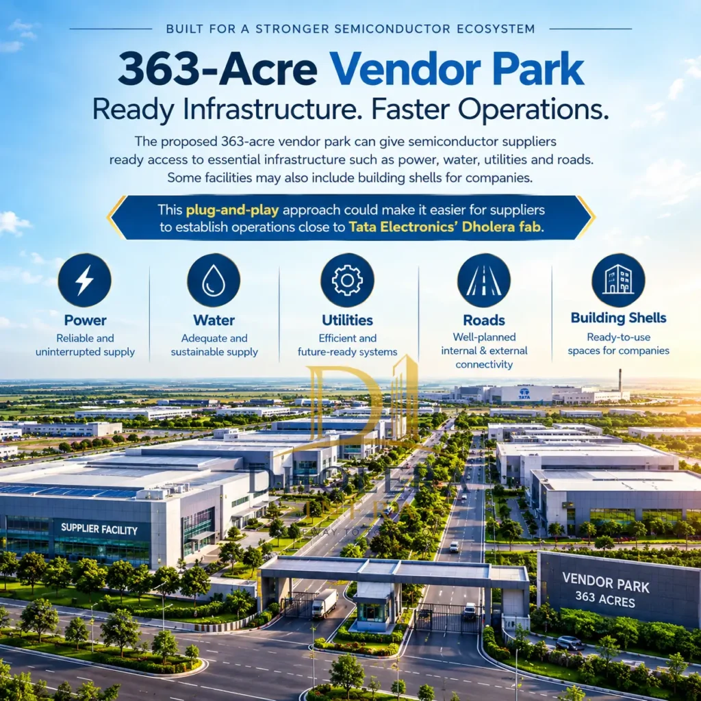 vendor facility tata semiconductor plant dholera